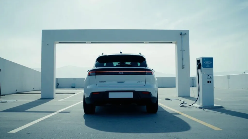 Symbolbild: Detailaufnahme zum Thema „Ford EVs mit F1-Technik“